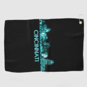 Cincinnati Skyline Golfhanddoek (Horizontaal)
