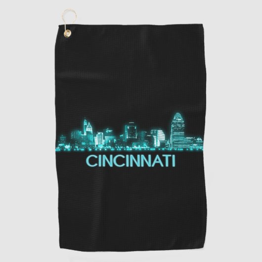 Cincinnati Skyline Golfhanddoek (Voorkant)
