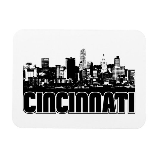 Cincinnati Skyline Magneet (Horizontaal)