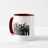 Cincinnati Skyline Mok (Voorkant links)
