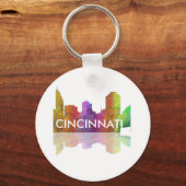 Cincinnati Skyline Sleutelhanger (Voorkant)