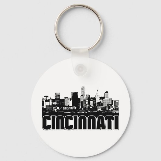 Cincinnati Skyline Sleutelhanger (Voorkant)