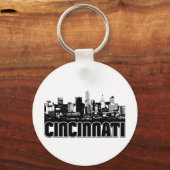 Cincinnati Skyline Sleutelhanger (Voorkant)