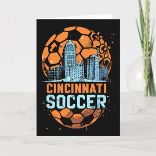 Cincinnati Voetbal Stad Silhouette Cool Cincy 513 Kaart