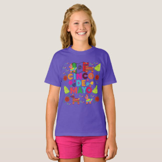 Cinco celebration canvas purple t-shirt