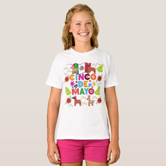Cinco celebration canvas t-shirt (Voorkant volledig)