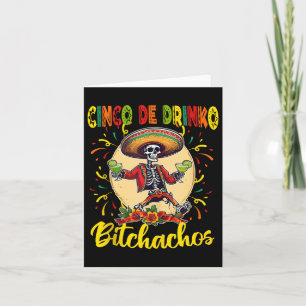 Cinco de Drinko Achos Cinco de Mayo Drink grappig Kaart