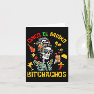Cinco De Drinko Achos Cinco De Mayo Drinken  Kaart