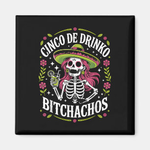Cinco de Drinko Achos Cinco de Mayo Mexicaanse par Magneet