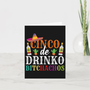 Cinco de Drinko Achos Cinco de Mayo Party Vrouwen Kaart