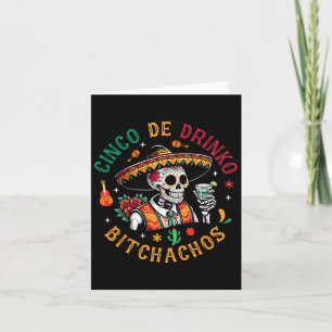 Cinco de Drinko Achos Funny Cinco de Mayo Drink Kaart