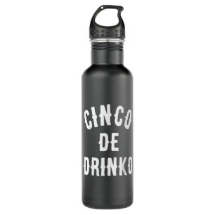 Cinco De Drinko Funny Mexican Drink Gift Idea Waterfles