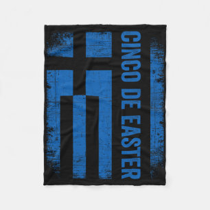 Cinco de Easter Funny Cinco de Mayo Griekenland Vl Fleece Deken