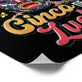 Cinco de Lucha, Luchador, Lucha Libre, Funny Cinco Poster (Hoek)