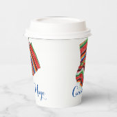 Cinco de May Sarape 8oz Papieren Bekers (Links)