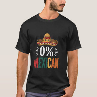 Cinco De Mayo 0 Mexicaans Grappige Sombrero Feest T-shirt