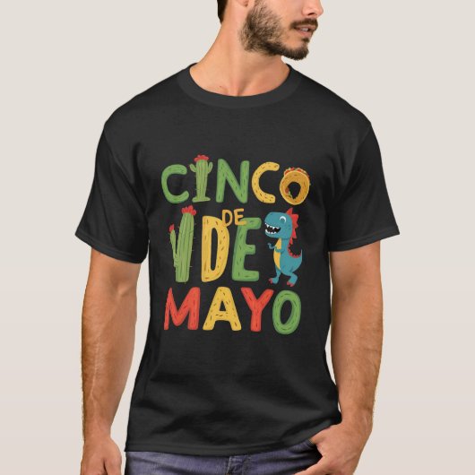Cinco De Mayo 2024 T-shirt Classique Mexicain (Devant)