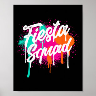 Cinco de Mayo 2025 Fiesta Squad Fiesta Mexicaanse Poster