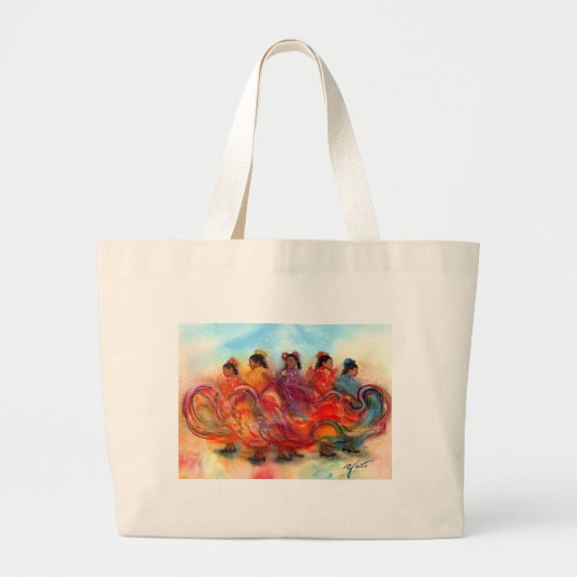 CINCO DE MAYO-2 JPEC GROTE TOTE BAG (Voorkant)