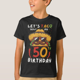 Cinco de Mayo 50e verjaardag Taco Leeftijd 50 Mexi T-shirt