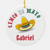  Cinco de Mayo 5 mei Fiesta Keramisch Ornament (Achterkant)