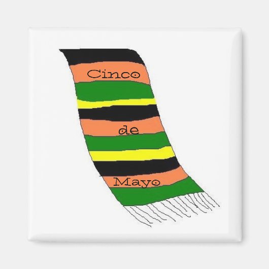 Cinco de Mayo - aimant (Devant)