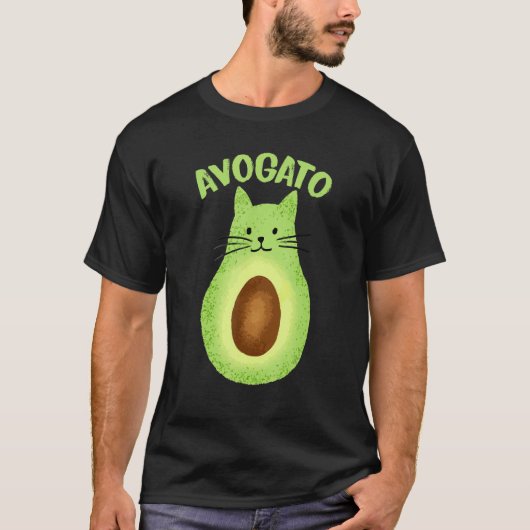 Cinco De Mayo Avocado Mexico Meow Avogato Cat Cut T-shirt (Voorkant)