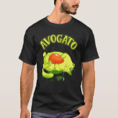 Cinco De Mayo Avocado Mexico Meow Avogato Cat T-shirt (Voorkant)