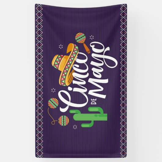 Cinco De Mayo Banner (Verticaal)