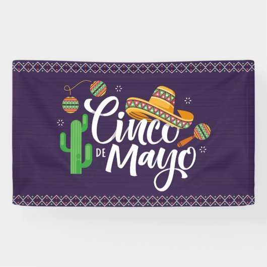Cinco De Mayo Banner (Horizontaal)
