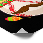 Cinco De Mayo Baseball Ma Mexican Fiesta Poster (Hoek)