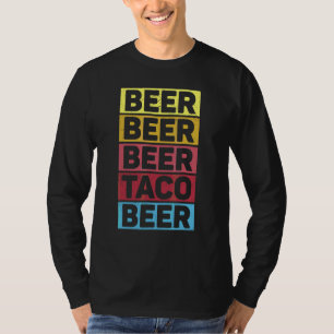 Cinco De Mayo Bier Taco Bier Mexicaanse Partij T-shirt