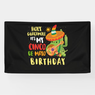 Cinco De Mayo Birthday Heilige Guacamole Mexican Spandoek