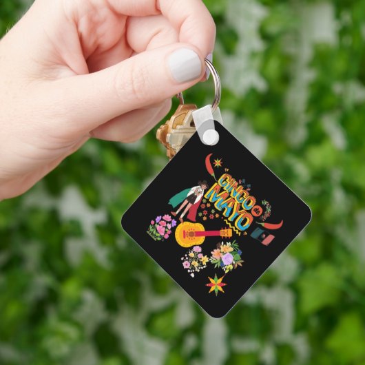 Cinco De Mayo black Sleutelhanger (Hand)