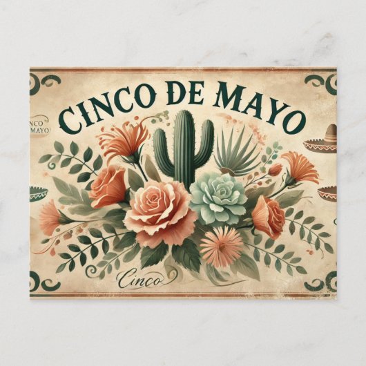 Cinco de Mayo Briefkaart (Voorkant)