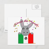 Cinco de mayo briefkaart (Voorkant / Achterkant)