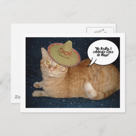 Cinco de Mayo Briefkaart (Voorkant / Achterkant)