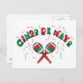 Cinco de Mayo Briefkaart (Voorkant / Achterkant)