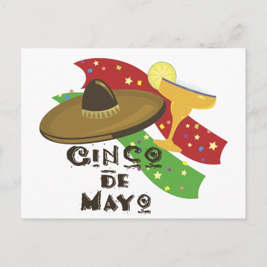 Cinco de Mayo Briefkaart (Voorkant)