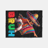 Cinco De Mayo Bruh Dabbing Mexican Boy Poncho Kind Fleece Deken (Voorkant (Horizontaal))