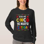Cinco De Mayo Burritos  Mexico Tacos and Avocado   T-shirt (Voorkant)