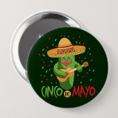 Cinco De Mayo Button (Voorkant /achterkant)
