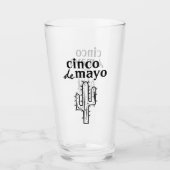 Cinco de Mayo Cactus Glas (Voorkant)