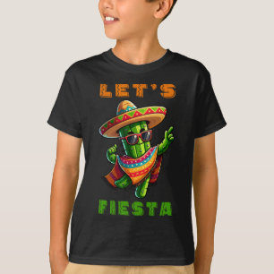 Cinco de Mayo Cactus Mexican Poncho Sombrero Pet B T-shirt