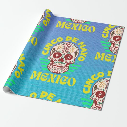 Cinco de Mayo Cadeaupapier (Uitgerold)