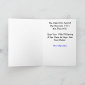 Cinco de Mayo Carte de voeux Mexicaine & Maracas (Intérieur)