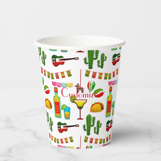 Cinco de Mayo Celebration Thunder_Cove Papieren Bekers (Voorkant)