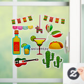 Cinco de Mayo Celebration Thunder_Cove Raamsticker (Huis)