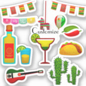 Cinco de Mayo Celebration Thunder_Cove Sticker (Voorkant)