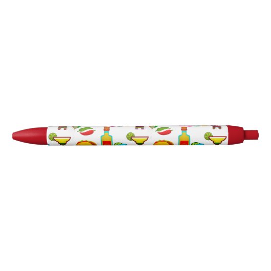 Cinco de Mayo Celebration Thunder_Cove Zwarte Inkt Pen (Voorkant)